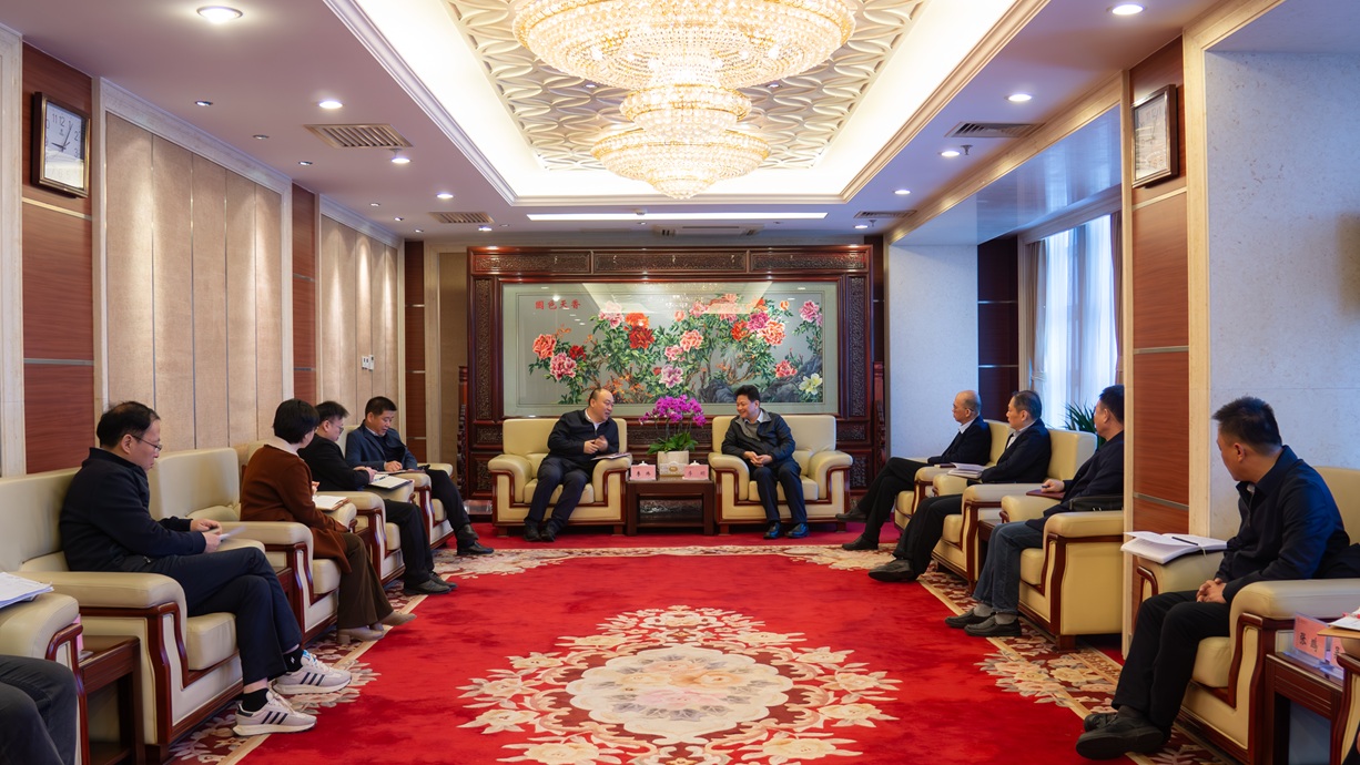 包河区区长李炜来访